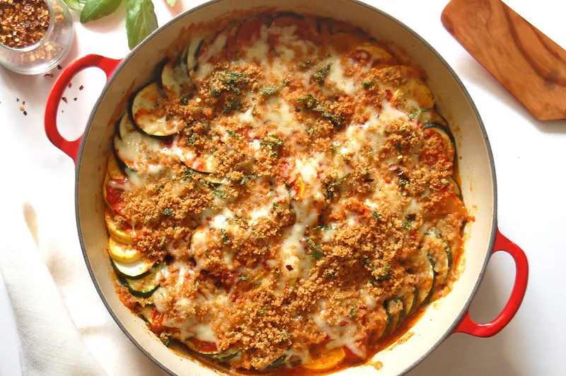 Easy Courgette Parmigiana Recipe