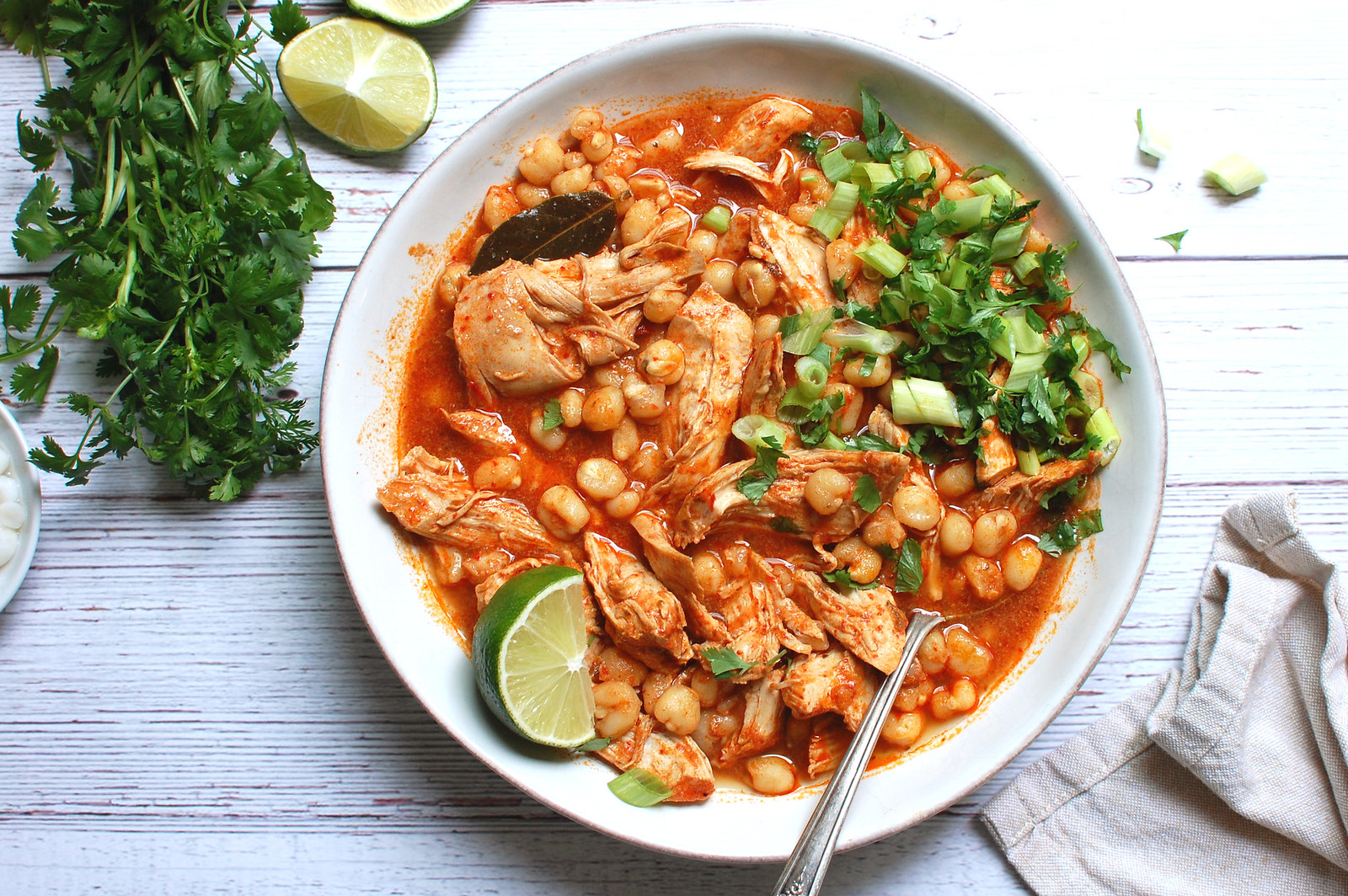 chicken pozole rojo