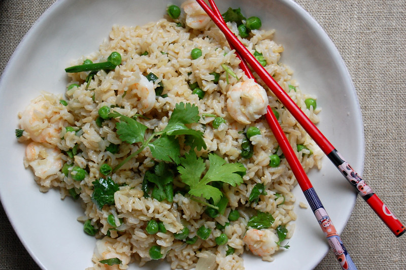 Easy Rice Cooker Fried Rice with Eggs - A Peachy Plate