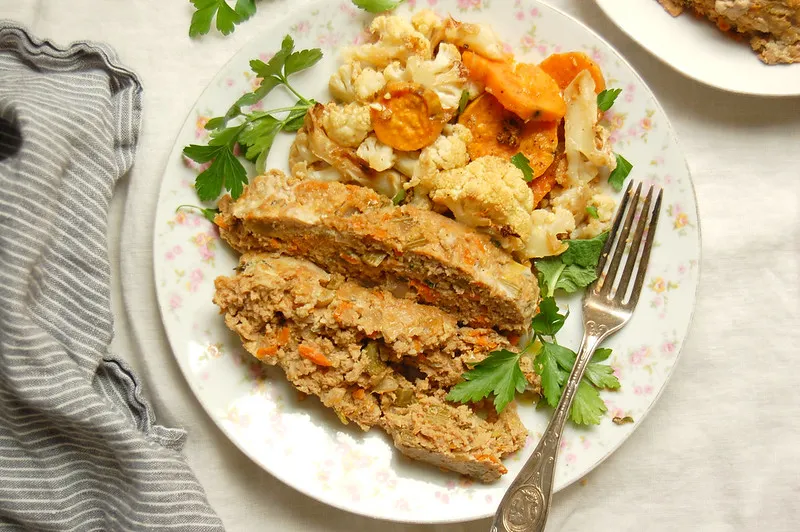 Moist Turkey Meatloaf (with 3 added veggies!) - The Natural Nurturer