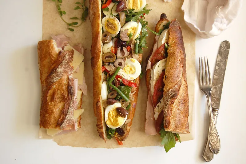 3 Classic French Baguette Sandwiches - Unpeeled Journal