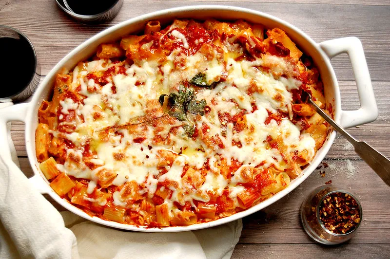 Baked Ziti With Ricotta Cheese: Italian Recipes