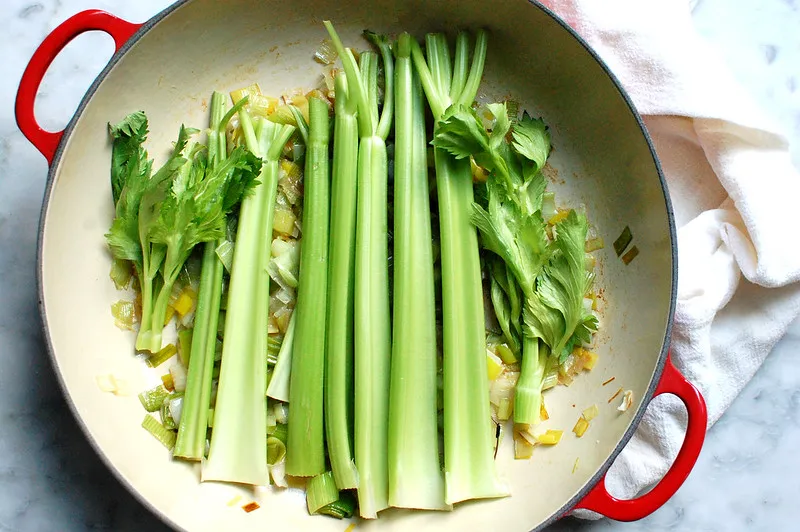 Image of Celery and leeks