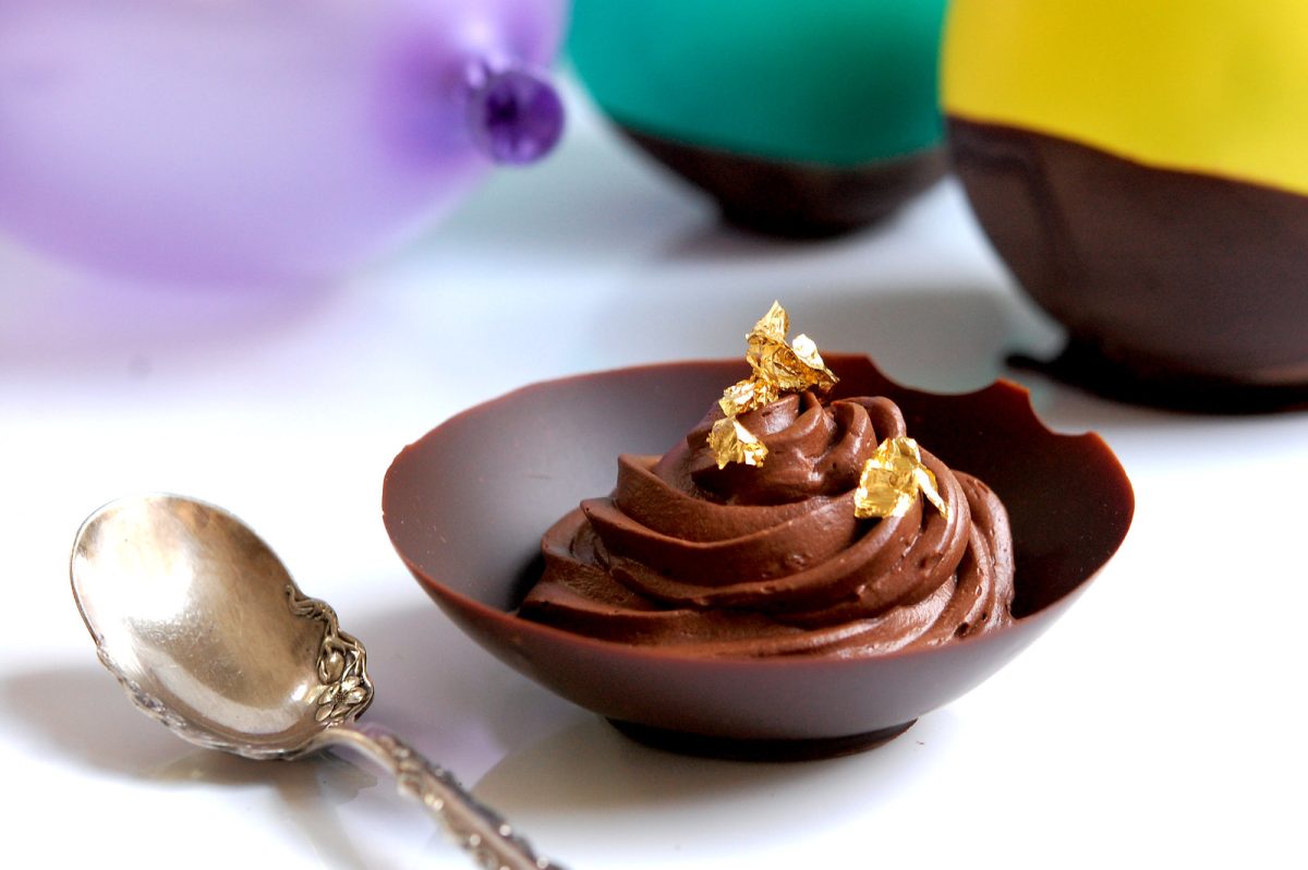 balloon chocolate bowl