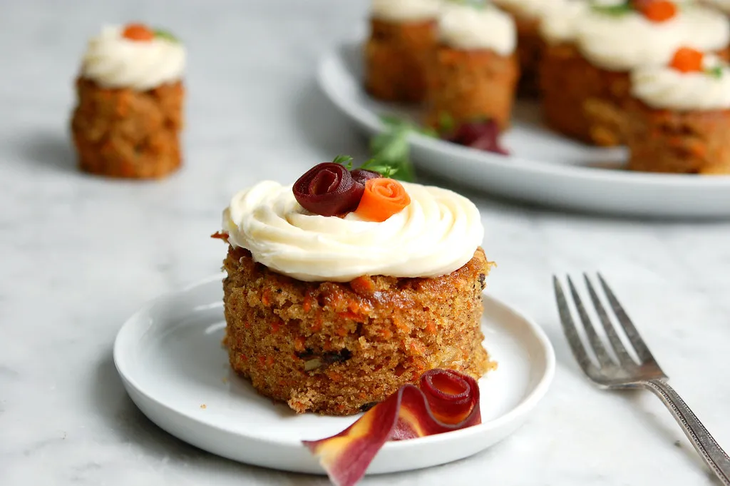 a mini layered carrot cake recipe - A Flavor Journal