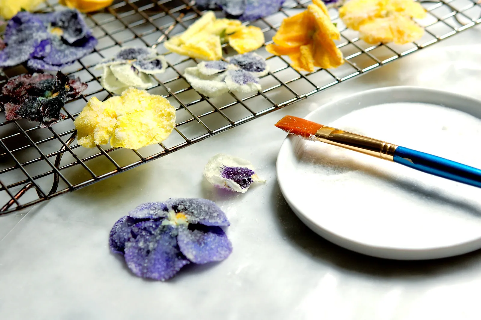 How to Make Easy Edible Sugared Flowers