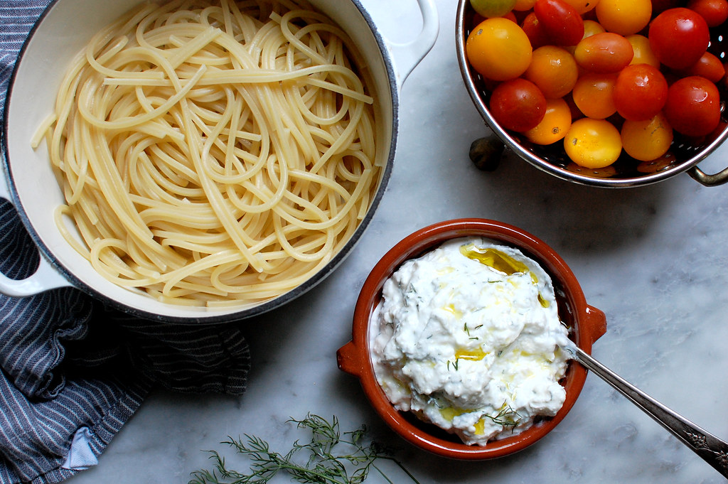 Easy Feta Cheese Pasta With Yogurt Sauce Unpeeled Journal