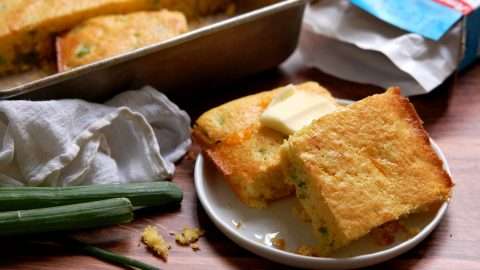 recipe for jiffy cornbread plus how to make it better, moister, sweeter, and more savory
