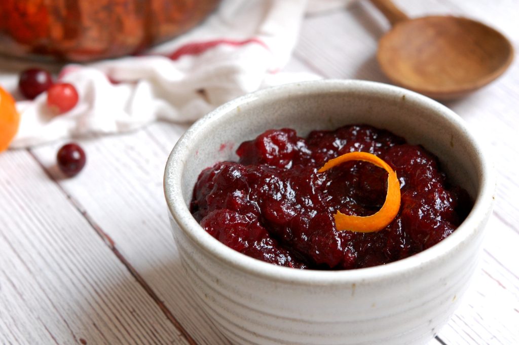 cranberry sauce orange ginger recipe