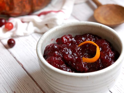 cranberry sauce orange ginger recipe