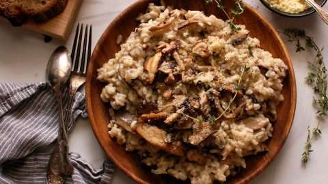 Easy Wild Mushroom Risotto Recipe