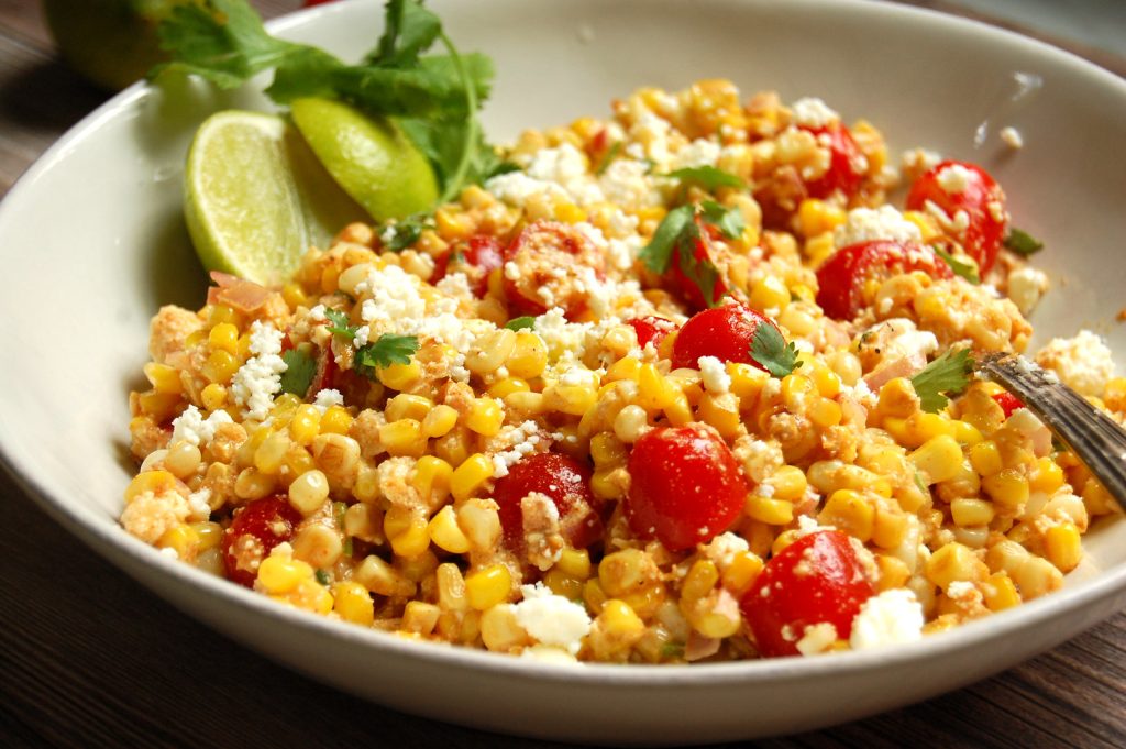 Mexican street corn salad recipe