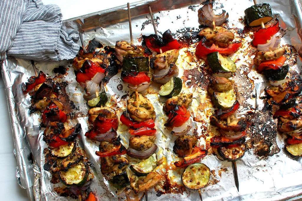 Favorite Marinated Chicken Kabobs