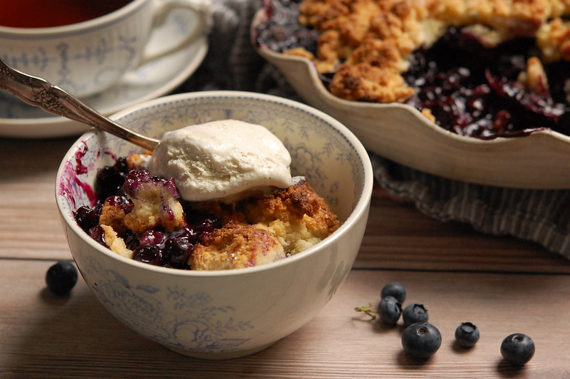 baked blueberry cobbler recipe easy