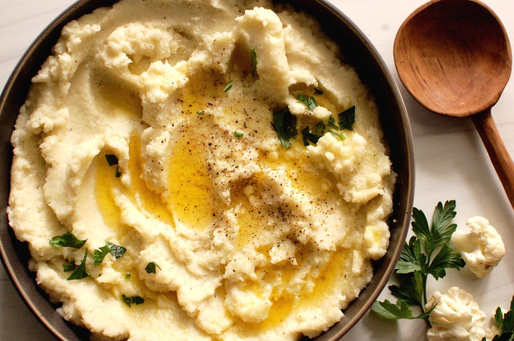 cauliflower mashed potatoes keto recipe