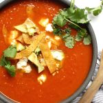 recipe sopa de tortilla