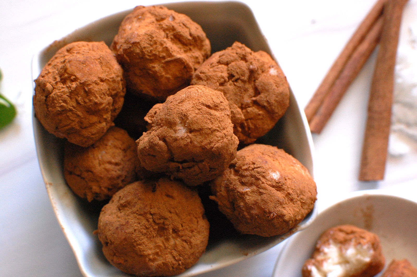 Best Irish Potato candies, coconut buttercreams rolled in cinnamon to look like small potatoes from Philly
