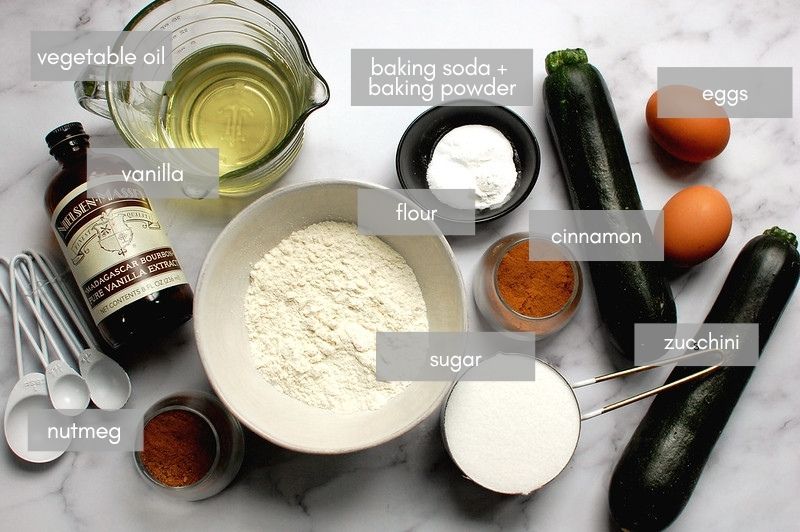 zucchini cake ingredients