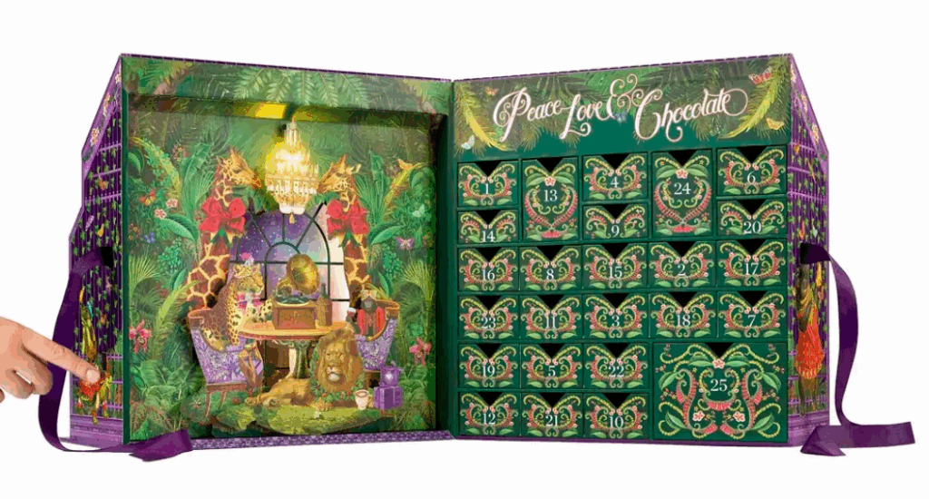 Vosges 2025 chocolate Advent calendar Jardin de Cacao