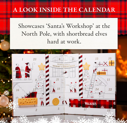 Best Food Advent Calendar 2025 Walker's Shortbread