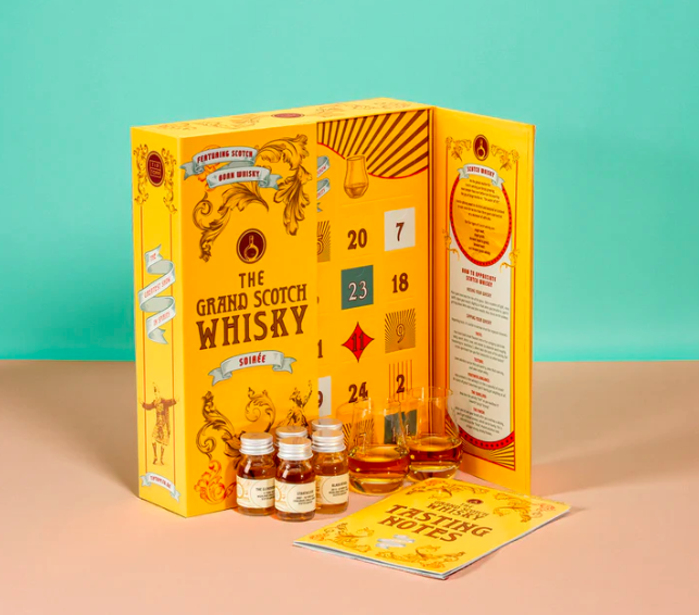 Grand Scotch Whiskey 2025 Advent calendar.