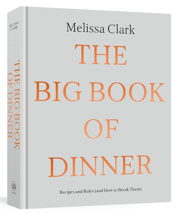 The Big Book of Dinner cookbook cover by Melissa Clark