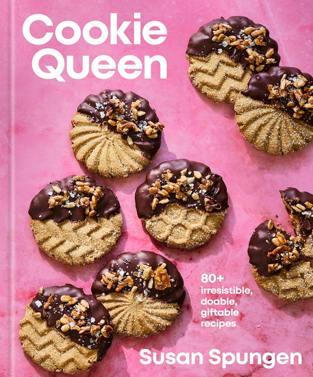 Cookie Queen cookbook cover by Susan Spungen